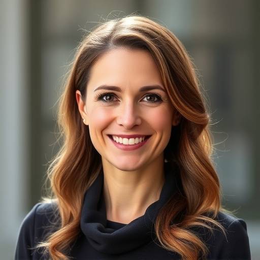 Portrait de Sophie Dubois, souriante et professionnelle.